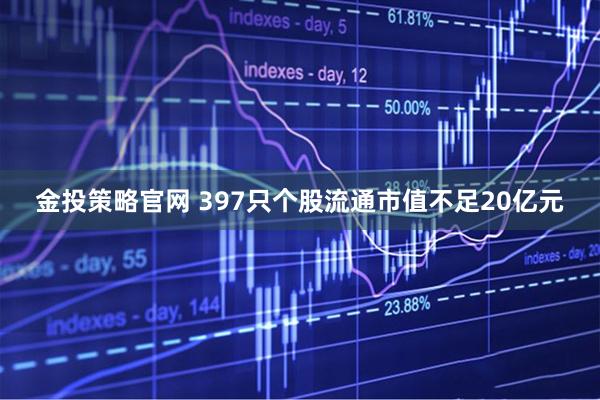 金投策略官网 397只个股流通市值不足20亿元